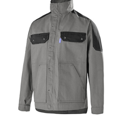 BLOUSON MULTIPOCHES KARGO CP 65/35 340GRS GRIS/NOIR  9269-8194-325