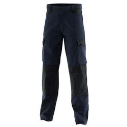 PANTALON KARGO PRO GENOUILLERES CP 340GRS DARK BLUE/NOIR 9069-8194-1358