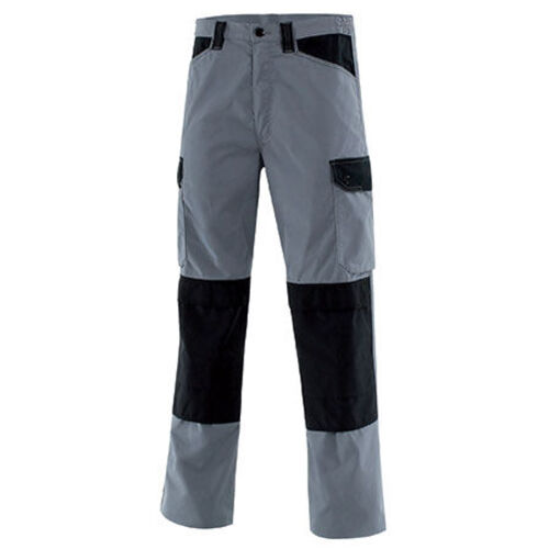 PANTALON KARGO PRO GENOUILLERES CP 340GRS GRIS /NOIR 9069-8194-325