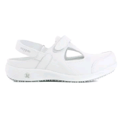 CHAUSSURE CARLY/CARIN CUIR SOUPLE A BRIDE BLANC REF.WHT