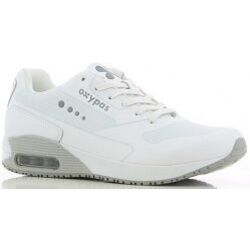 CHAUSSURE JUSTIN BLANC/GRIS NON SECU TYPE BASKET REF JUSTIN LGR