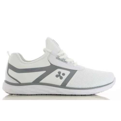 BASKET LUCA FERM&Eacute; BLANC/GRIS RESPIRANT POUR LUI REF.127702