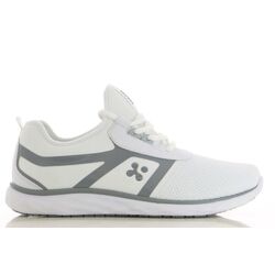 BASKET LUCA FERM&Eacute; BLANC/GRIS RESPIRANT POUR LUI REF.127702