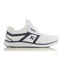 BASKET LUCA FERM&Eacute; BLANC/MARINE RESPIRANT POUR LUI REF.127702