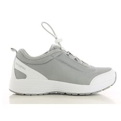 BASKET A LACET MAUD NON SECU BLANC/GRIS  REF.LGR