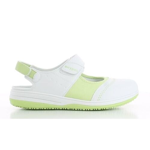 CHAUSSURE MELISSA A BRIDES  MICROFIBRE BLANC/VERT