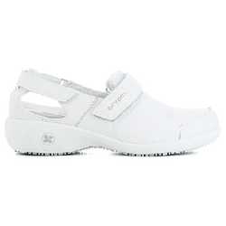 CHAUSSURE SALMA/SAMANTHA CUIR SOUPLE A BRIDE  BLANC REF.WHT