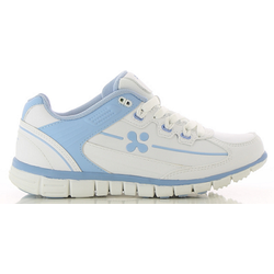 BASKET A LACET SUNNY BLANC/CIEL REF : SUNNYLBL
