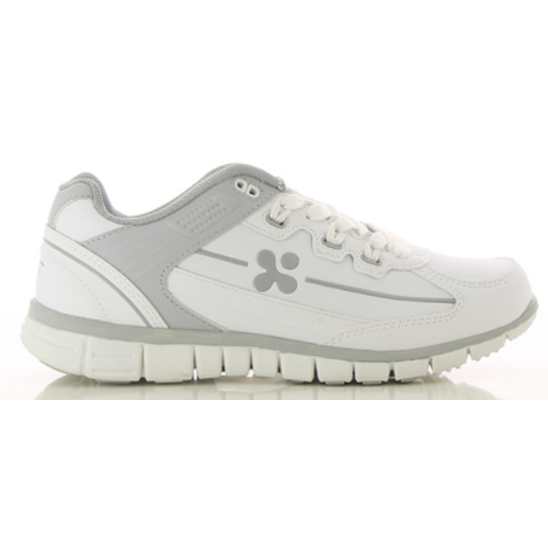 BASKET A LACET SUNNY BLANC/GRIS REF : SUNNYLGR
