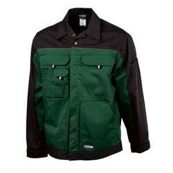 BLOUSON DE TRAVAIL LUGANO BICOLORE PC 245gr VERT/NOIR