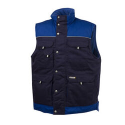 GILET Ss MANCHE DBLE POLAIRE HULST PC BICOLORE MARINE/ROY