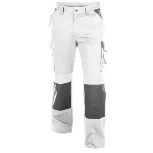 PANT DE TRAVAIL BOSTON FEMME BICOLORE PC 245g BLANC/GRIS