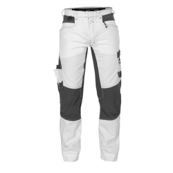 PANTALON DE TRAVAIL HELIX BLANC/GRIS AVEC CORDURA STRETCH PC 245G