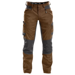 PANTALON DE TRAVAIL HELIX CAMEL/GRIS AVEC CORDURA STRETCH PC 245G