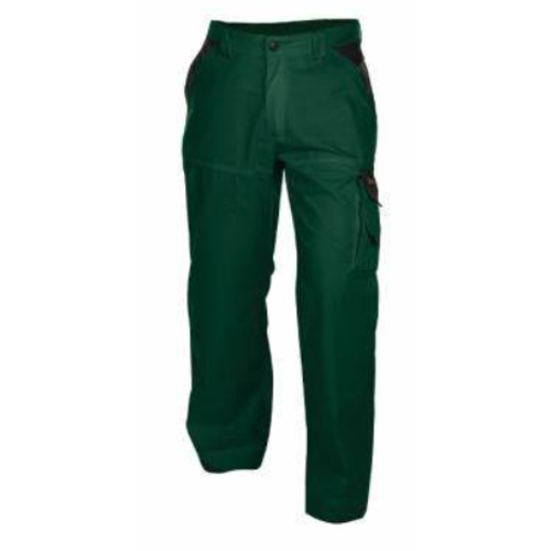PANT DE TRAVAIL NASHVILLE  245GRS  PC 65/35 VERT/NOIR