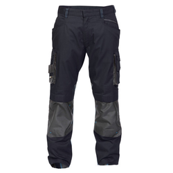 PANT DE TRAVAIL NOVA BICOLORE PC 250g MARINE/GRIS ANTHRACITE +POCHE GENOU