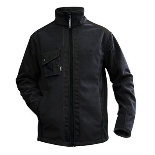 VESTE POLAIRE  DNA CROFT NOIR TRIPLE COUCHE RENFORCEE CANVAS