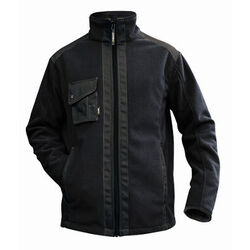 VESTE POLAIRE  DNA CROFT NOIR/GRIS  TRIPLE COUCHE RENFORCEE CANVAS