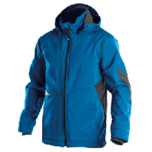 VESTE GRAVITY SOFTSHELL BICOLORE BLEU