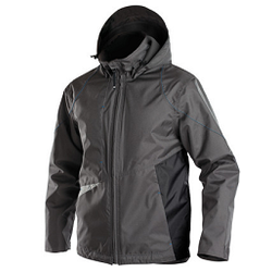 VESTE HYPER IMPERMEABLE ET COUPE VENT GRIS/NOIR REF 300404