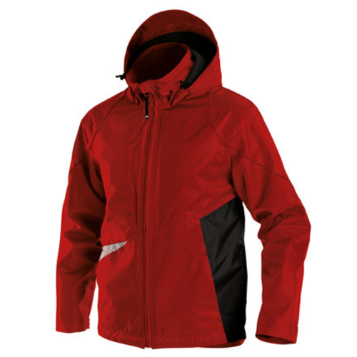 VESTE HYPER IMPERMEABLE ET COUPE VENT ROUGE/NOIR REF 300404