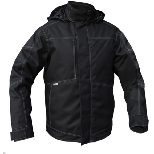 VESTE A CAPUCHE HIVER MINSK NOIR 100% POLYESTER 240GR