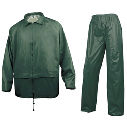 ENSEMBLE DE PLUIE SOUPLE POLYAMIDE VERT 50500