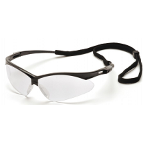LUNETTE ANTI BUEE TRANSPARENTE AVEC MONTURE ET CORDON NOIR REF.ESB6310STP