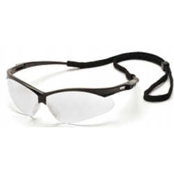 LUNETTE ANTI BUEE TRANSPARENTE AVEC MONTURE ET CORDON NOIR REF.ESB6310STP