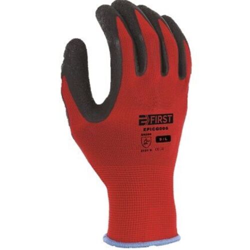 SACHET 6 Paires GANTS E-FIRST Enduit LATEX CREPE PAUME EN388:2121X REF.EPICG006