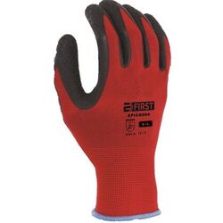 SACHET 6 Paires GANTS E-FIRST Enduit LATEX CREPE PAUME EN388:2121X REF.EPICG006