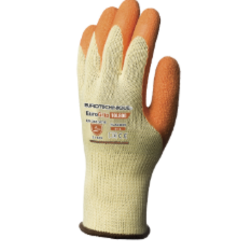 GANT TRICOTE POLYESTER ENDUCTION EN LATEX ORANGE CREPE NIV2142X  REF.1LACO