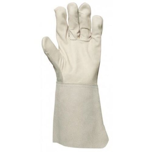 GANT SOUDEUR CROUTE CUIR MANCHETTE 15CM TU/10 REF 2524