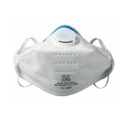 MASQUE DE PROTECTION 23205 JETABLE FFP2 A VALVE PLIABLE A L'UNITE