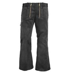 PANTALON ALFONS VELOURS NOIR CP 530 GR EVASE   REF.4000420
