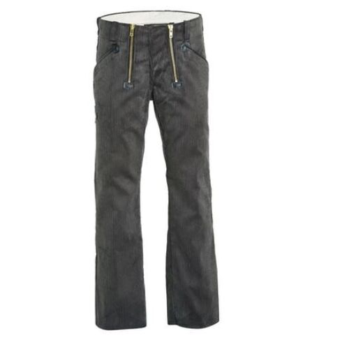 PANTALON ARTUR GRIS CORPORATIF VELOURS JONC 530GR REF.40008