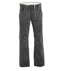 PANTALON ARTUR GRIS CORPORATIF VELOURS JONC 530GR REF.40008