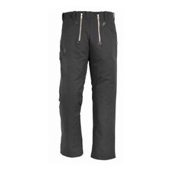 PANTALON BOB COTON NOIR MOLESKINE 330 GR  REF 10008 -20
