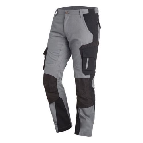 PANTALON FLORIAN ANTHRACITE/NOIR CP 50/50 250GR POCHE GENOU CORDURA REF.12510012