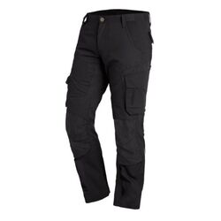 PANTALON FLORIAN NOIR CP 50/50 250GR POCHE GENOU CORDURA REF.12510020