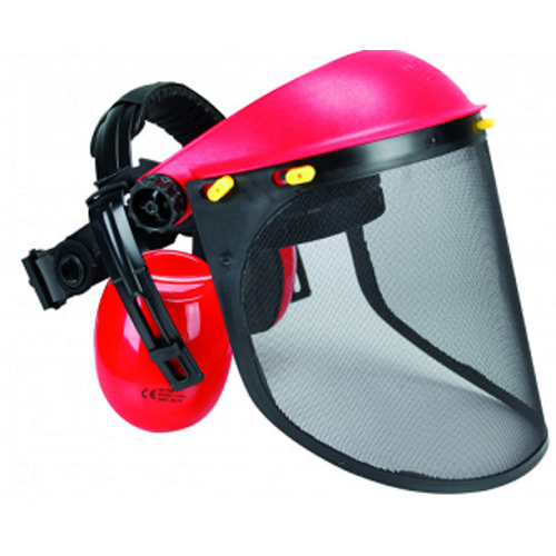 SET DE DEBROUSSAILLAGE (Coiffe+Visi&egrave;re+Antibruit) JAUNE R&eacute;f.TT003