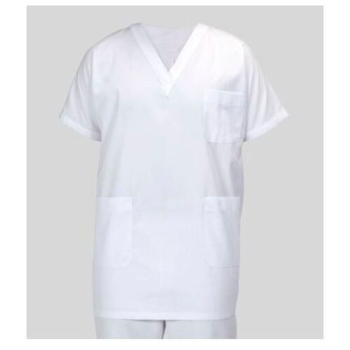 TUNIQUE A ENFILER COL V EVEREST PC BLANC