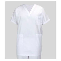 TUNIQUE A ENFILER COL V EVEREST PC BLANC