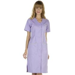 BLOUSE LAURENE MC PC PARME LONG 105CM