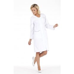 BLOUSE LAURENE MT PC BLANCHE LISERET ROSE