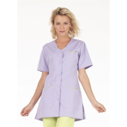 TUNIQUE LAURIE MC PC PARME/ANIS  LONG 80CM