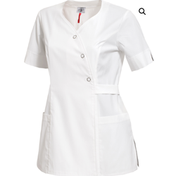 TUNIQUE FEMME MC PEPITA ANTI-TACHES CP LYCRA 160G