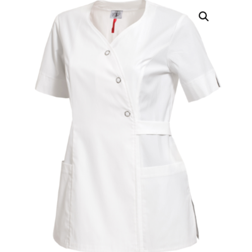 TUNIQUE FEMME MC PEPITA ANTI-TACHES CP LYCRA 160G