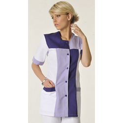 TUNIQUE FEMME PERRINE MC  PC BLANC PURPLE