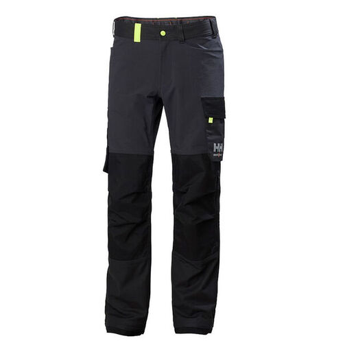 PANTALON DE TRAVAIL OXFORD GRIS/NOIR POLYAMIDE/ELAST REF.77407-989